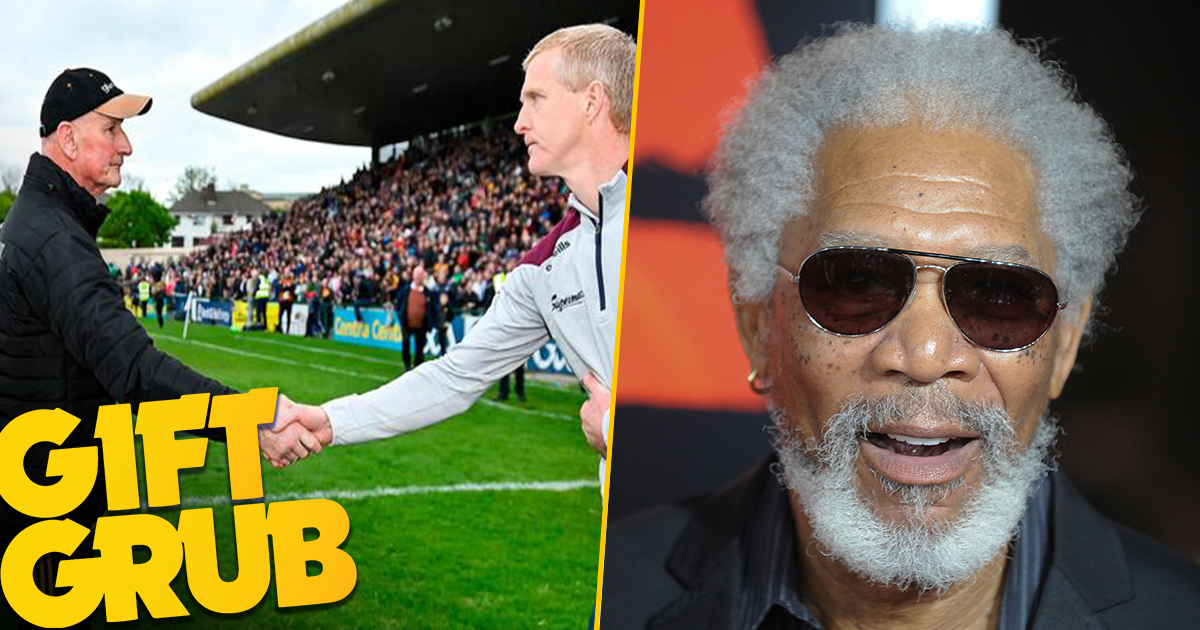 Gift Grub Morgan Freeman Is Still Reeling Over That Cody Shefflin