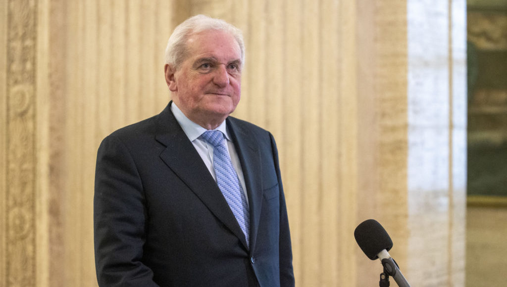 The former Taoiseach has never ruled out standing in the election and many TDs believe he is Fianna Fáil’s best chance of winning. 