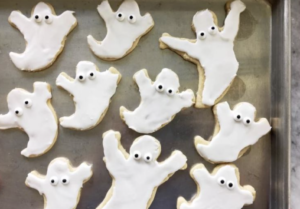 Halloween Ghost Cookies Baking 
