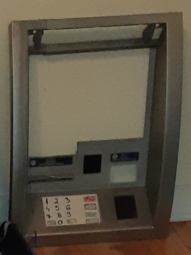 fake atm front