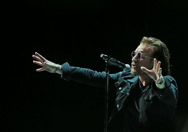 Bono and U2 in the 3 Arena, Dublin 