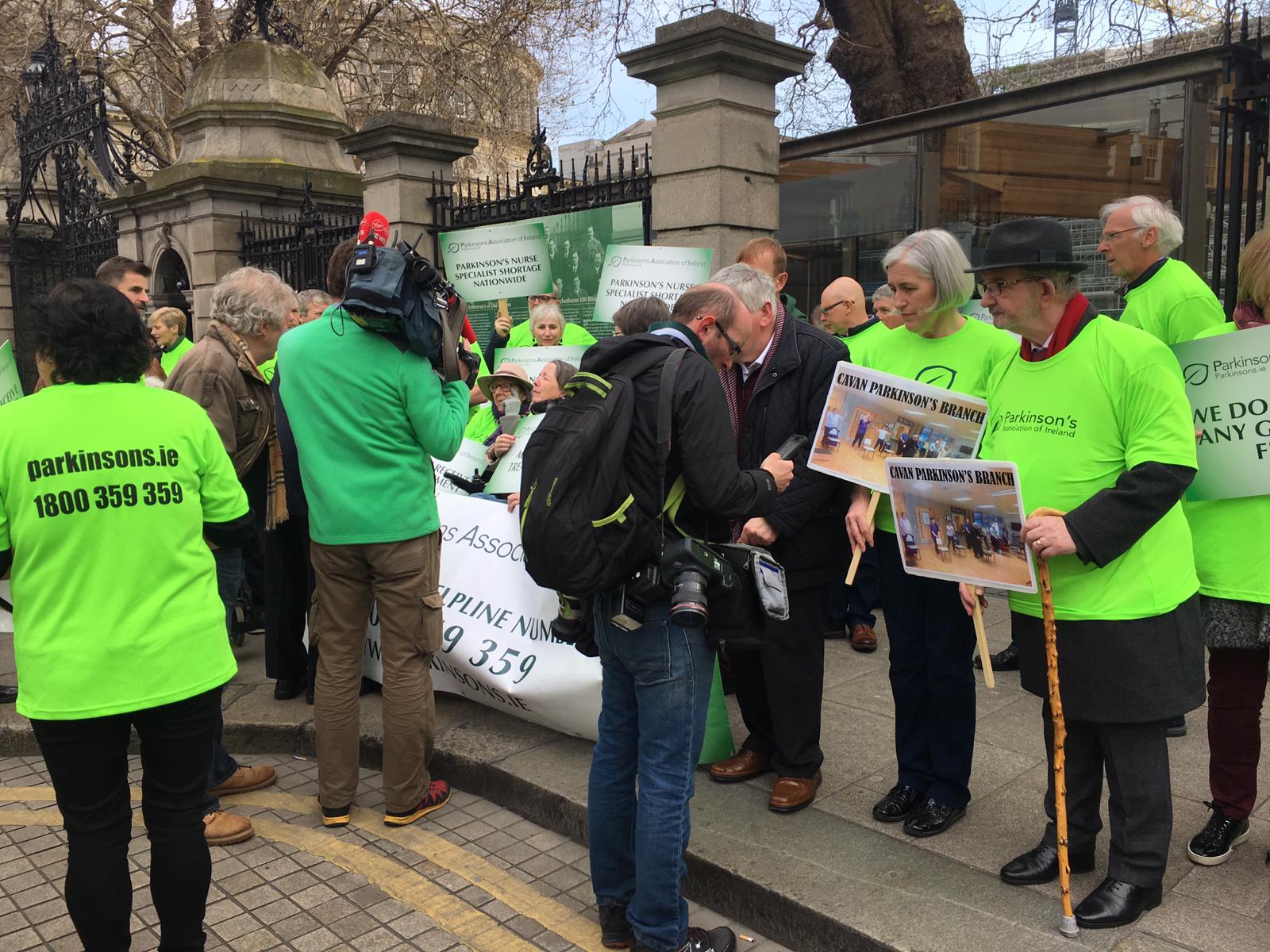 Parkinson's Protesters