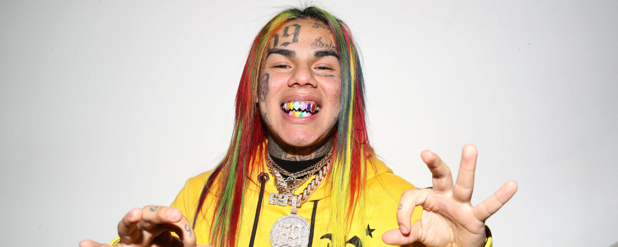 Tekashi 6ix9ine's Girlfriend Shows Her Support With Tattoo Of His