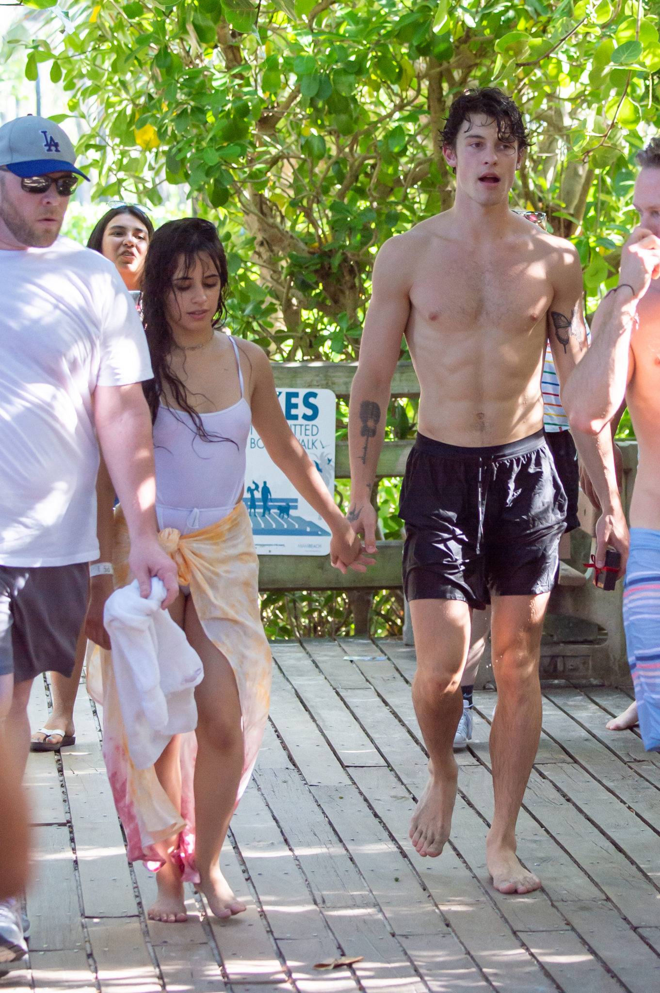 Shawn Mendes And Camila Cabello Pack On The Pda During A Swim In Miami Spin1038 