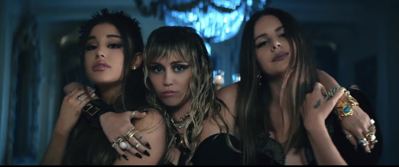 WATCH Ariana Grande, Miley Cyrus & Lana Del Ray In Charlie's Angels