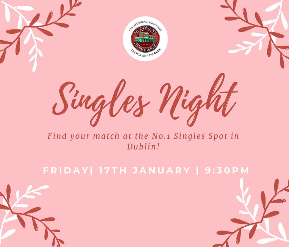 singles night, singles party, 