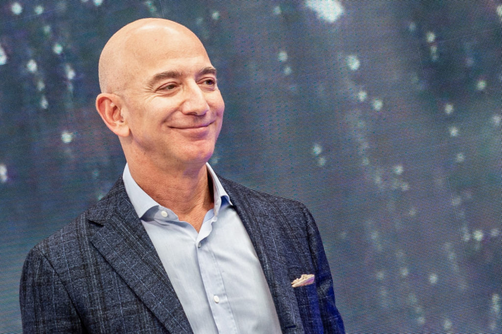 Amazon founder Jeff Bezos in Los Angeles, 