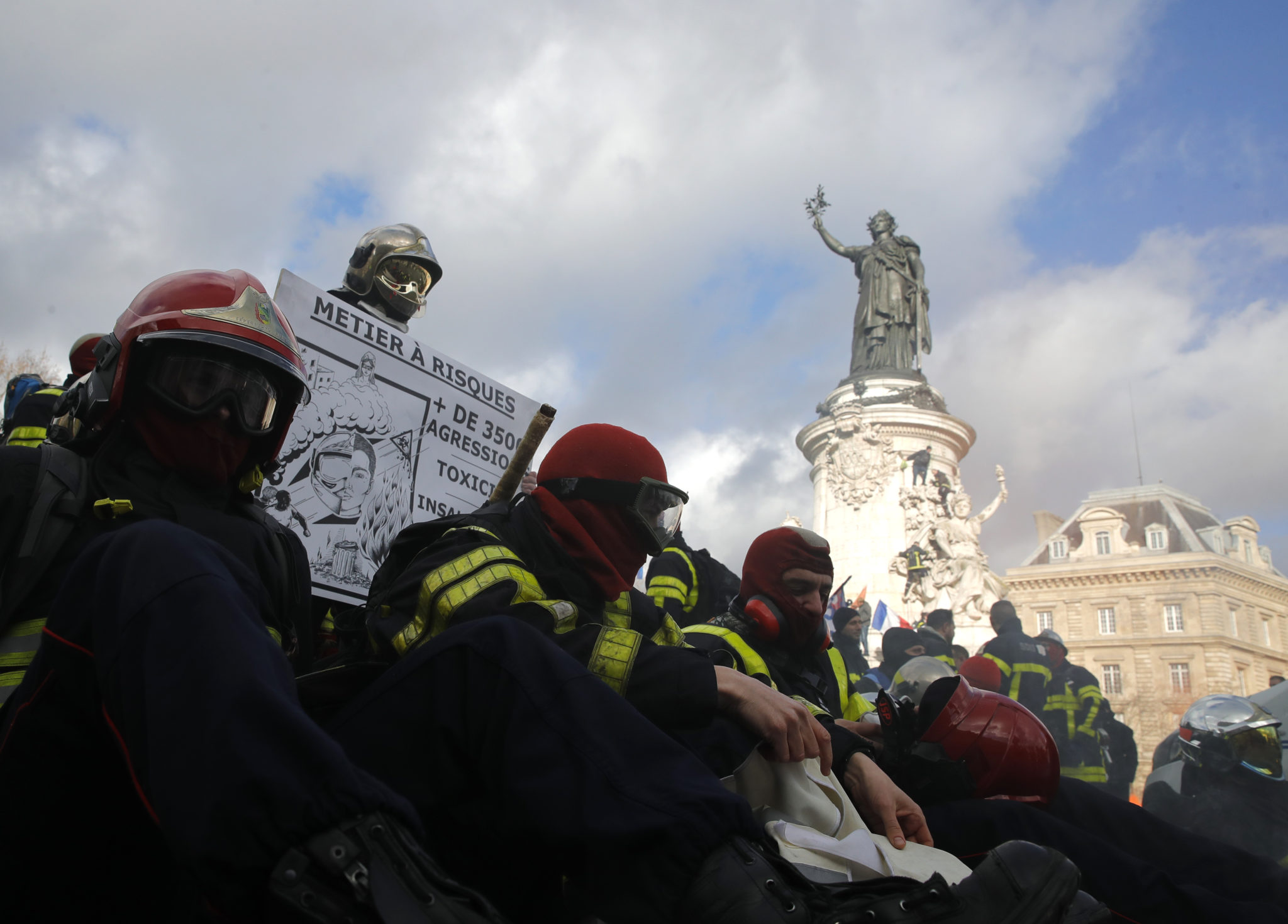 France Firefighters Protest