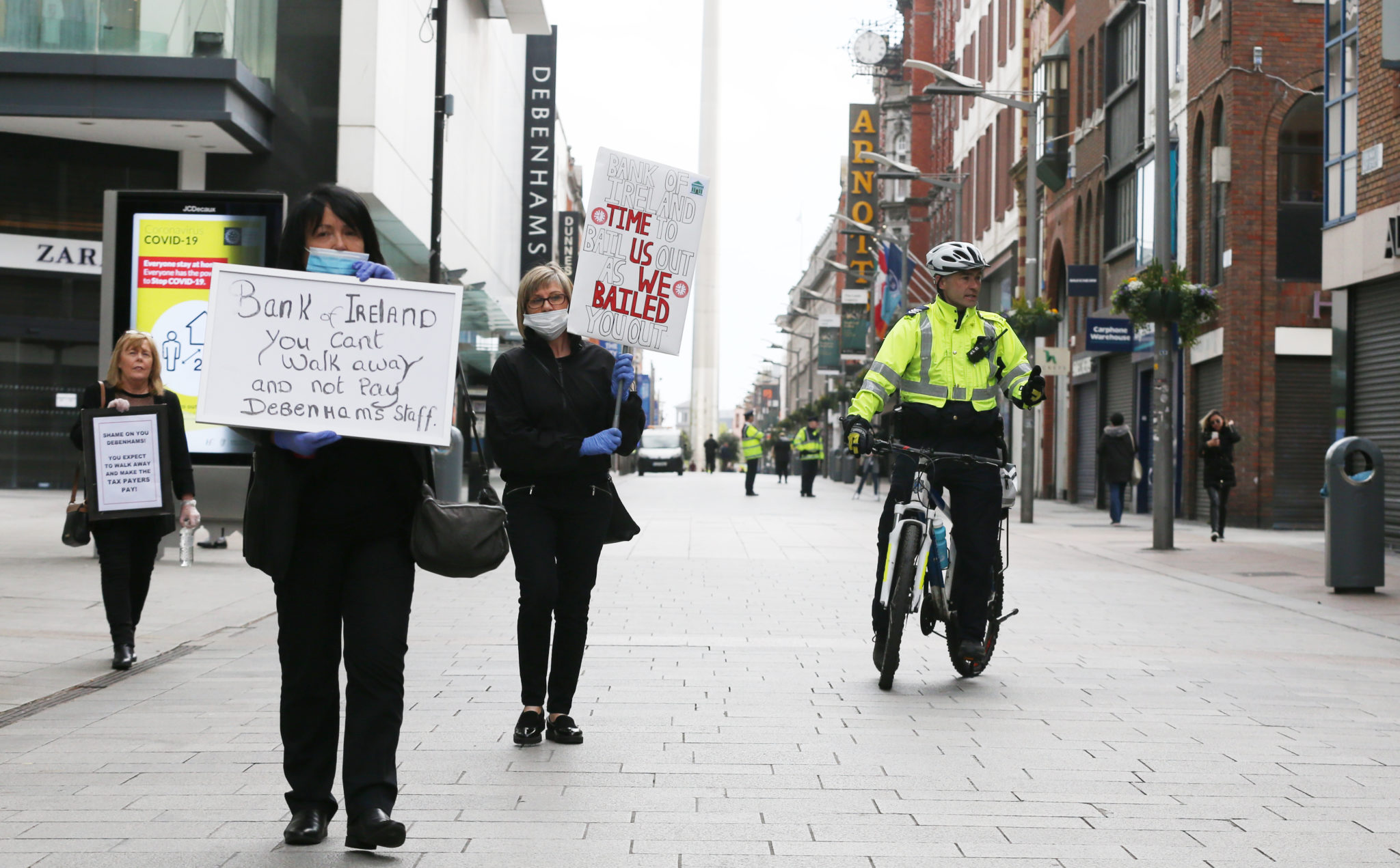 Debenhams protests