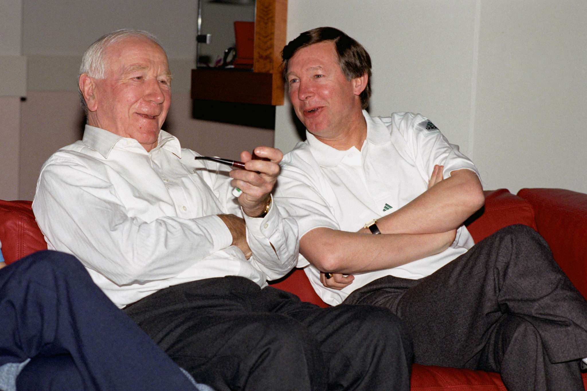 Manchester United icon's Matt Busby and Alex Ferguson