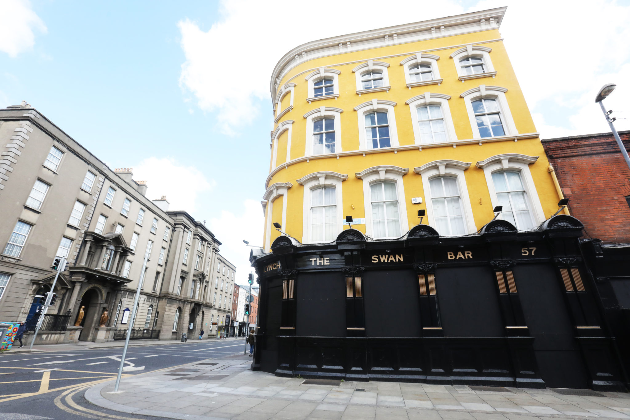 The Swan Bar in Dublin on Day 46 of lockdown. Pubs publicans