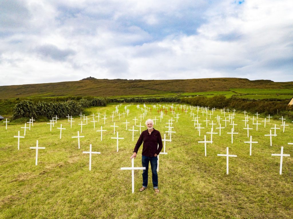 Brendan Begley in his field in Co Kerry