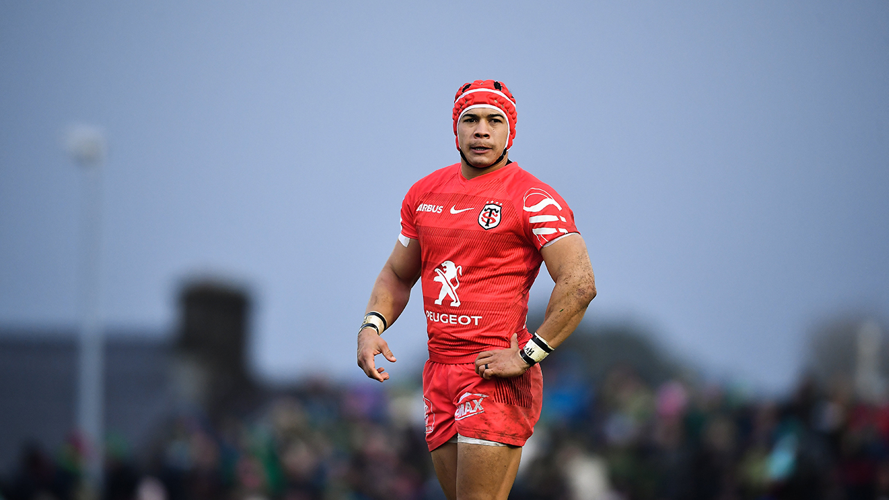 Cheslin Kolbe of Toulouse during the Heineken Champions Cup Pool 5 Round 5 match between Connacht and Toulouse at The Sportsground in Galway.