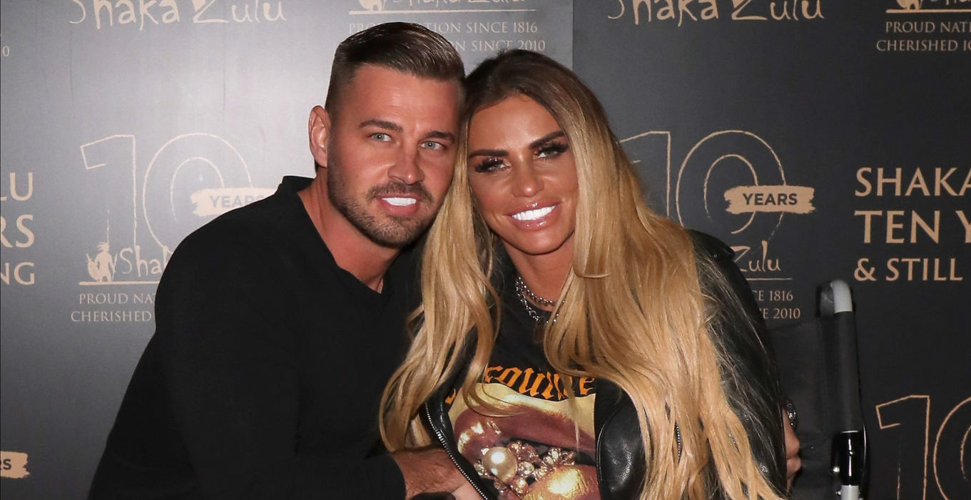 Katie Price & Boyfriend Carl Woods Get Tattoos Of Each Other's Faces On ...