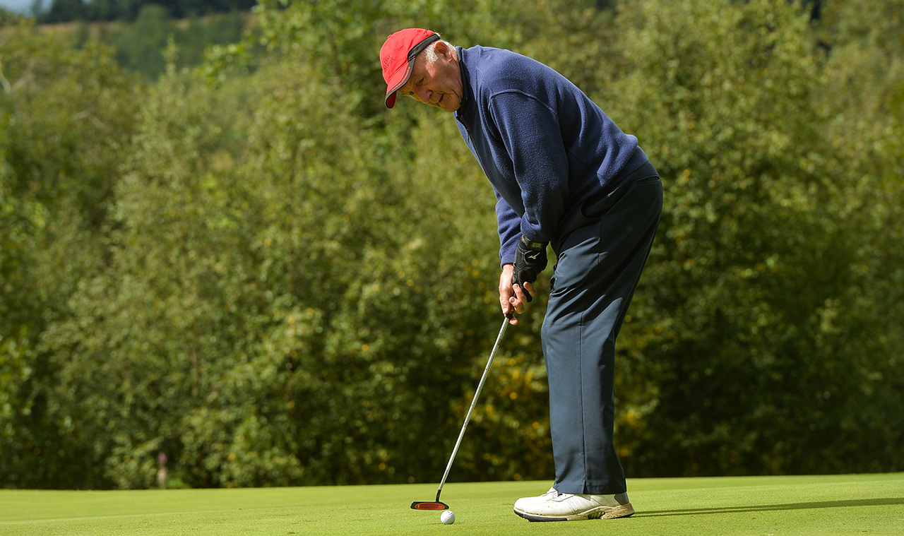 Kilkenny hurling great Eddie Keher during day one of the 20th annual KN Group All-Ireland GAA Golf Club Challenge at Concra Wood Golf Club, in Castleblayney, Co. Monaghan