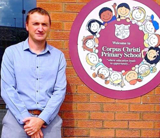 Tiernan O'Neill, Principal of Corpus Christi Primary School in Moyross, County Limerick