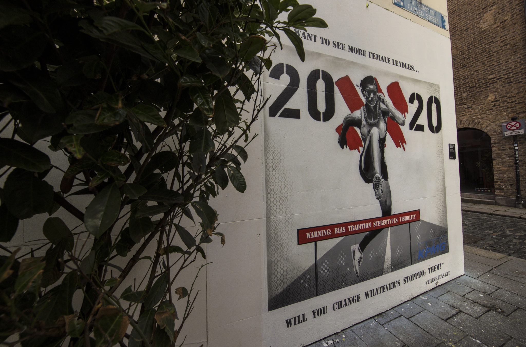 20x20 mural in Dublin's Temple Bar.