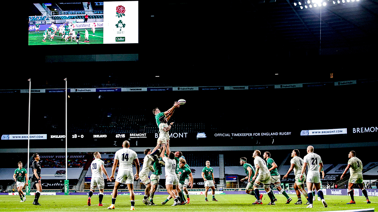 Ireland lineout vs England