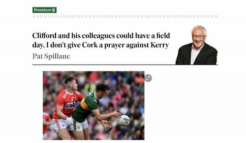 pat spillane column