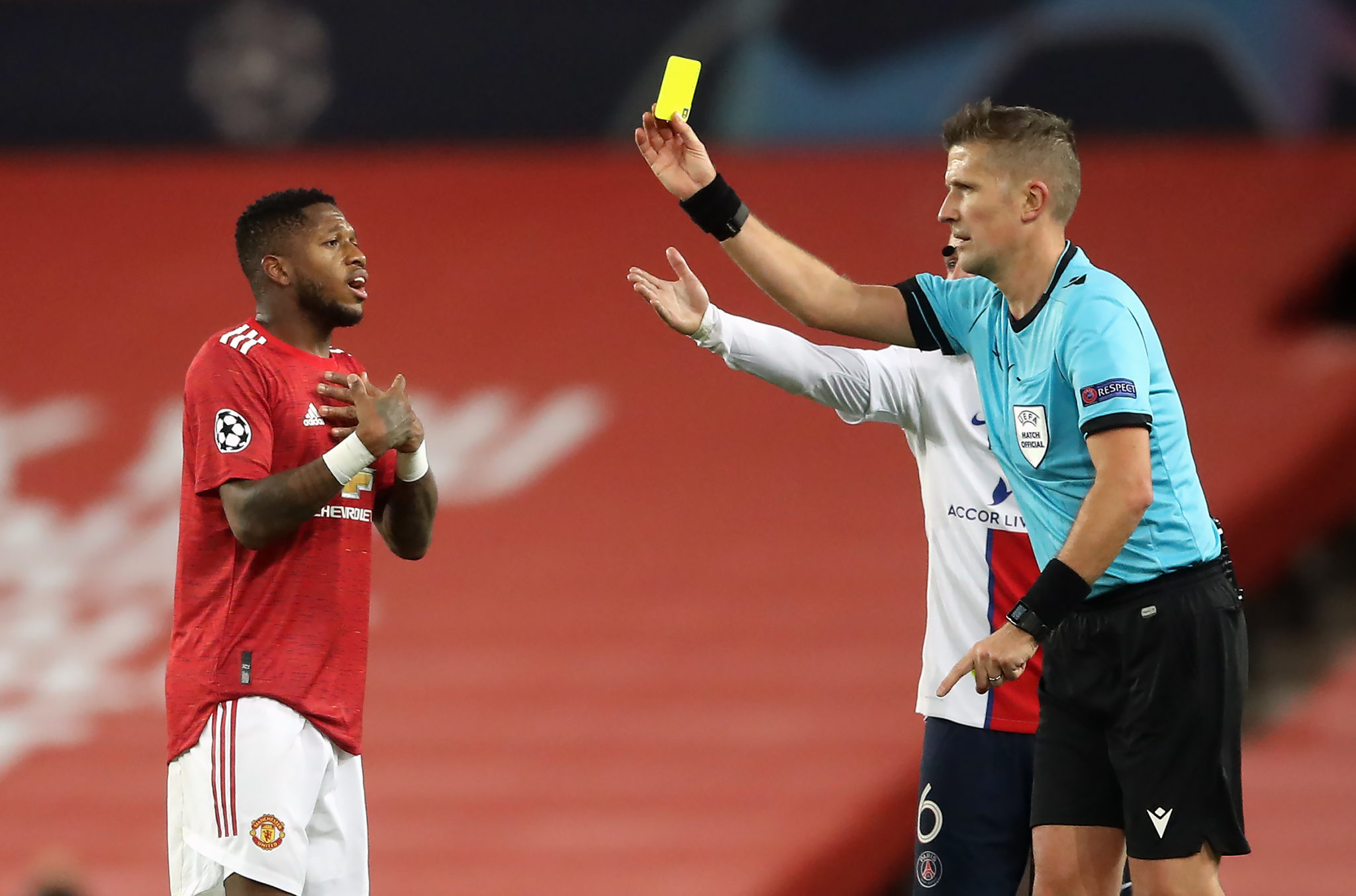 Andy Mitten on Fred red card