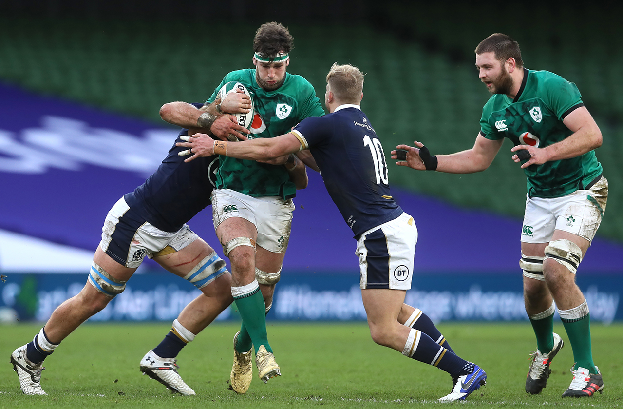 Caelan Doris and Iain Henderson vs Scotland