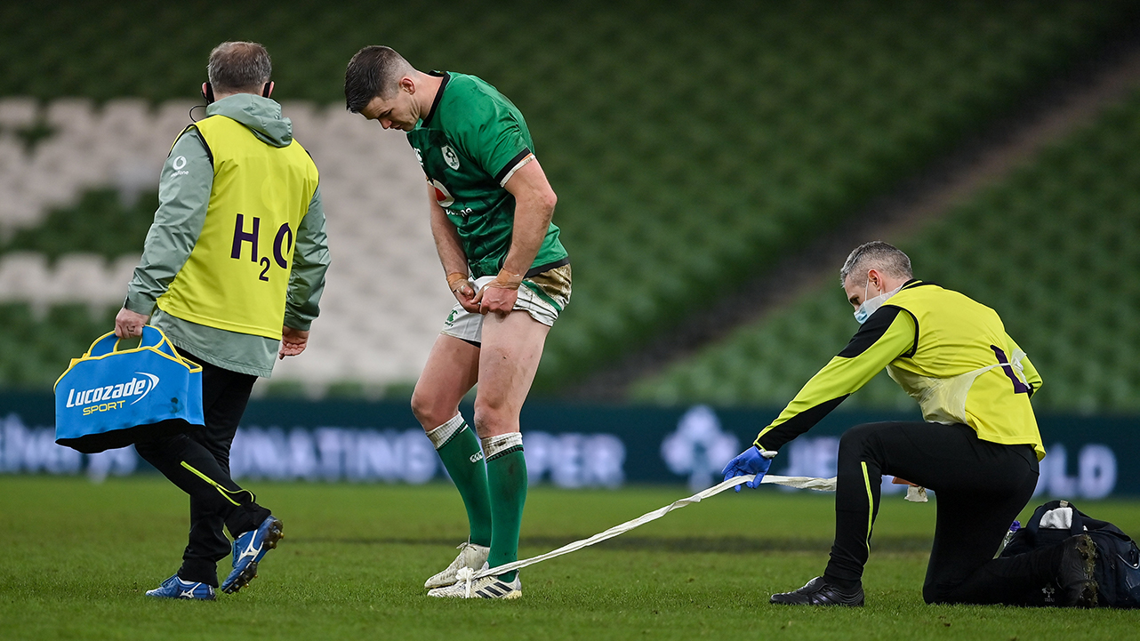 Johnny Sexton injury Ireland vs Scotland