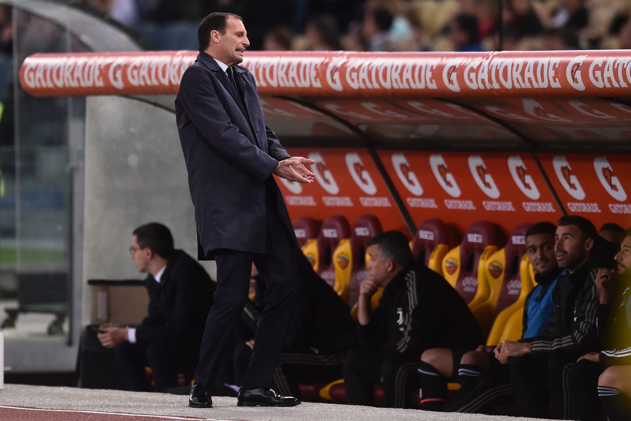 Max Allegri at the Stadio Olimpico