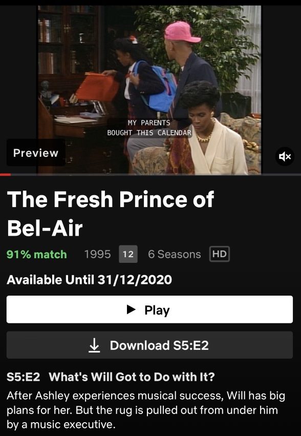 fresh prince of bel air episodes download