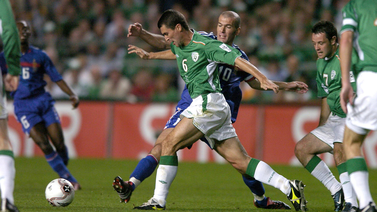 Roy Keane Ireland vs France