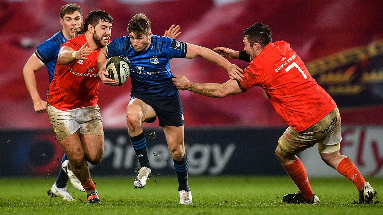 Jordan Larmour Leinster vs Munster