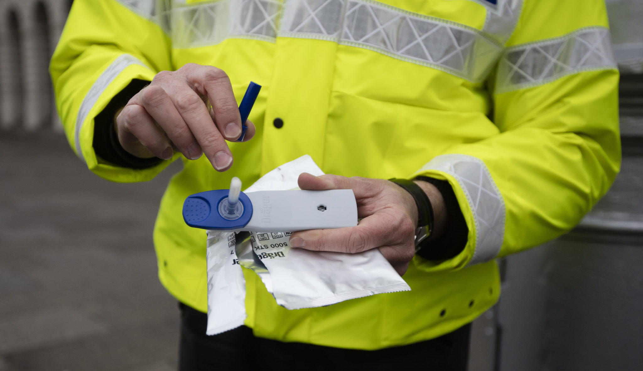 Garda checkpoint