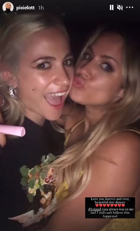 Caroline Flack and Pixie Lott