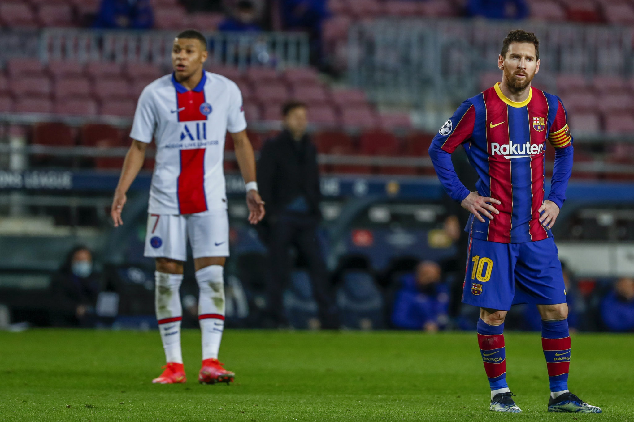Leo Messi and Kylian Mbappe