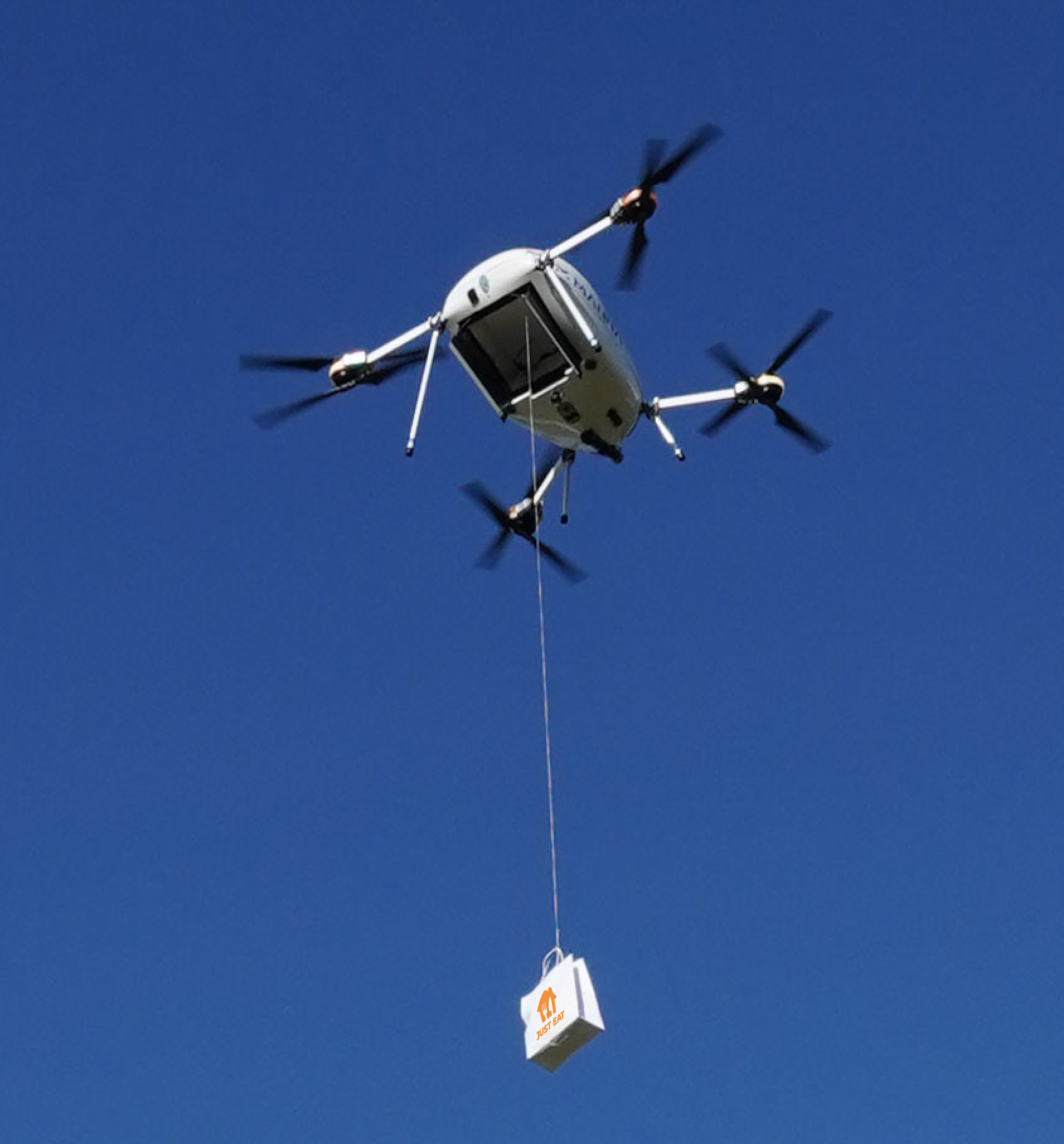 Just Eat Launches Ireland's First Ever Takeaway Drone Delivery Service ...