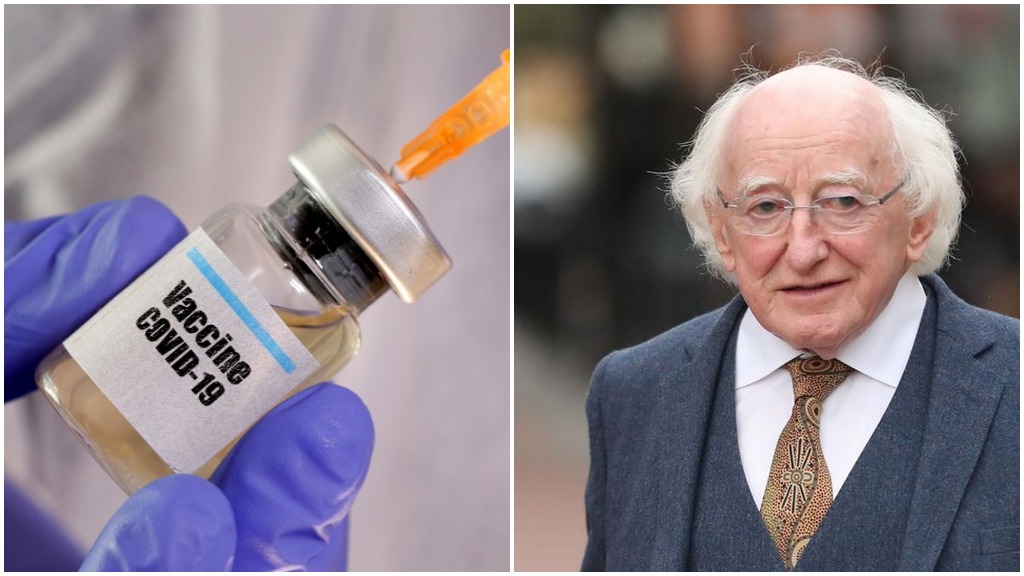 Gift Grub: Michael D Higgins Is Sick Of All This Vaccine Roll Out Jargon Image