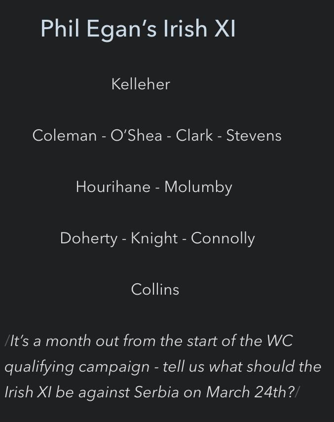 Ireland XI