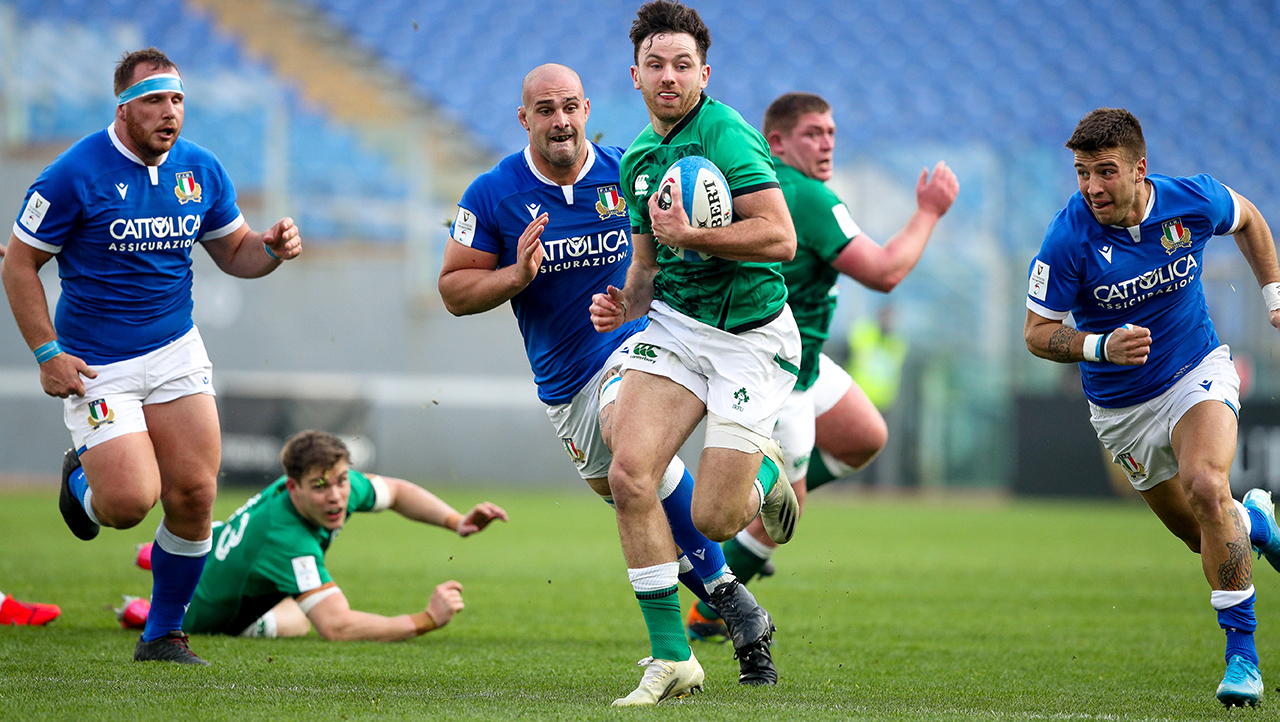 Hugo Keenan Ireland vs Italy