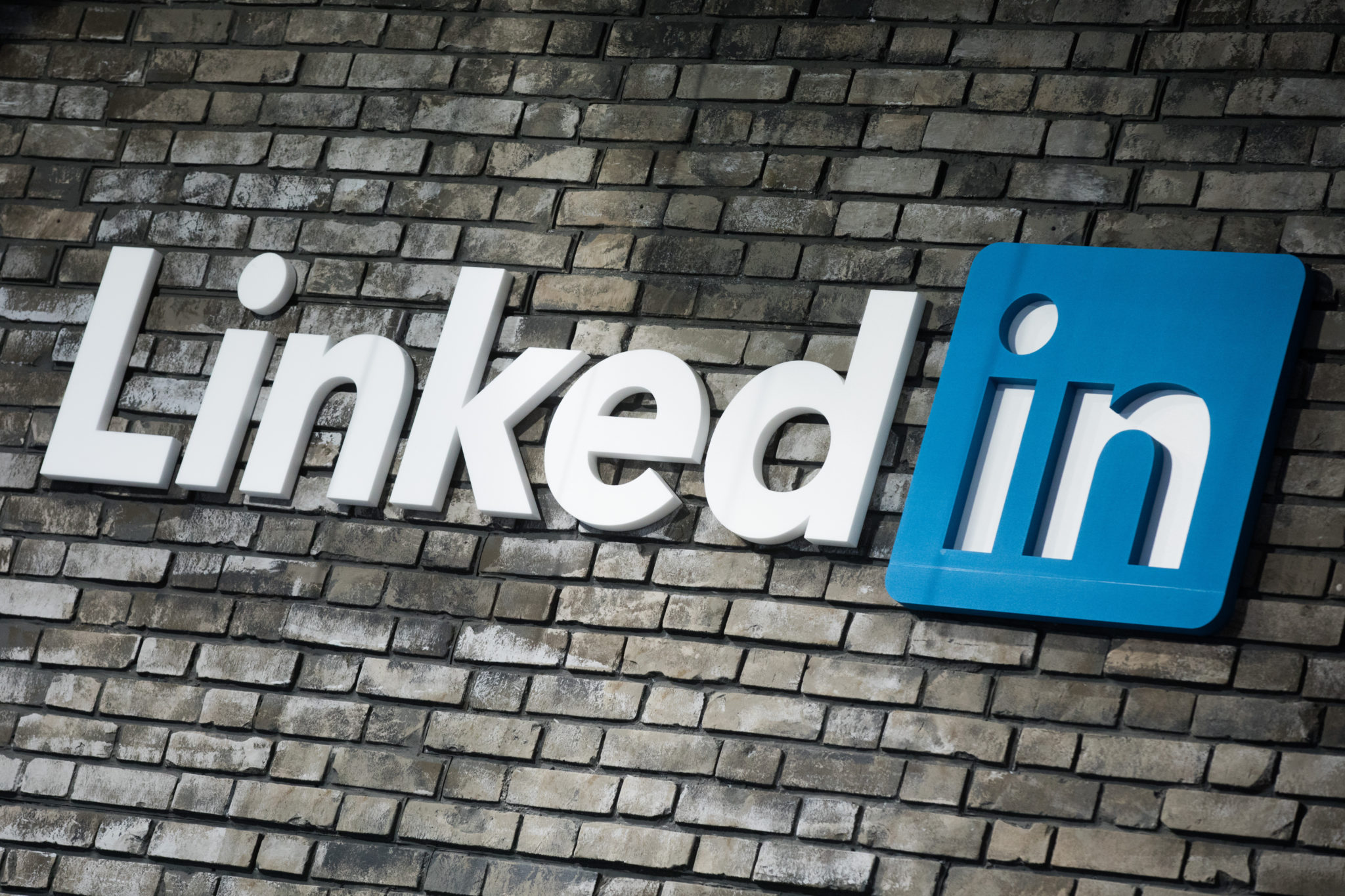 LINKEDIN лого 3d