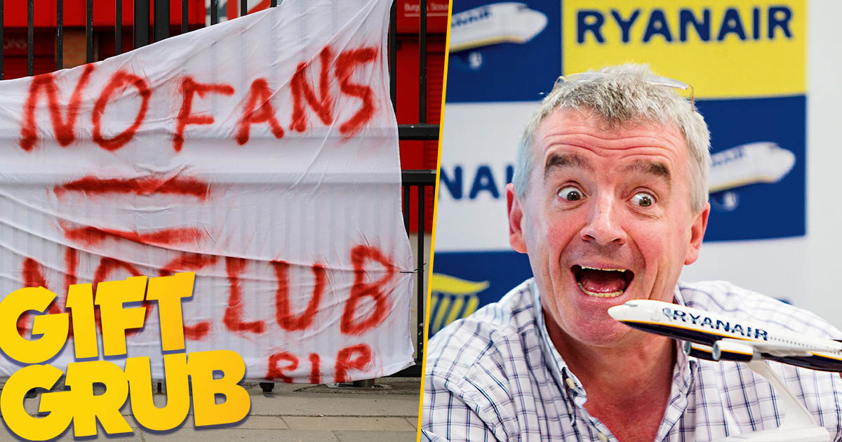 Gift Grub: Michael O'Leary Was Backing The Super League All The Way Image