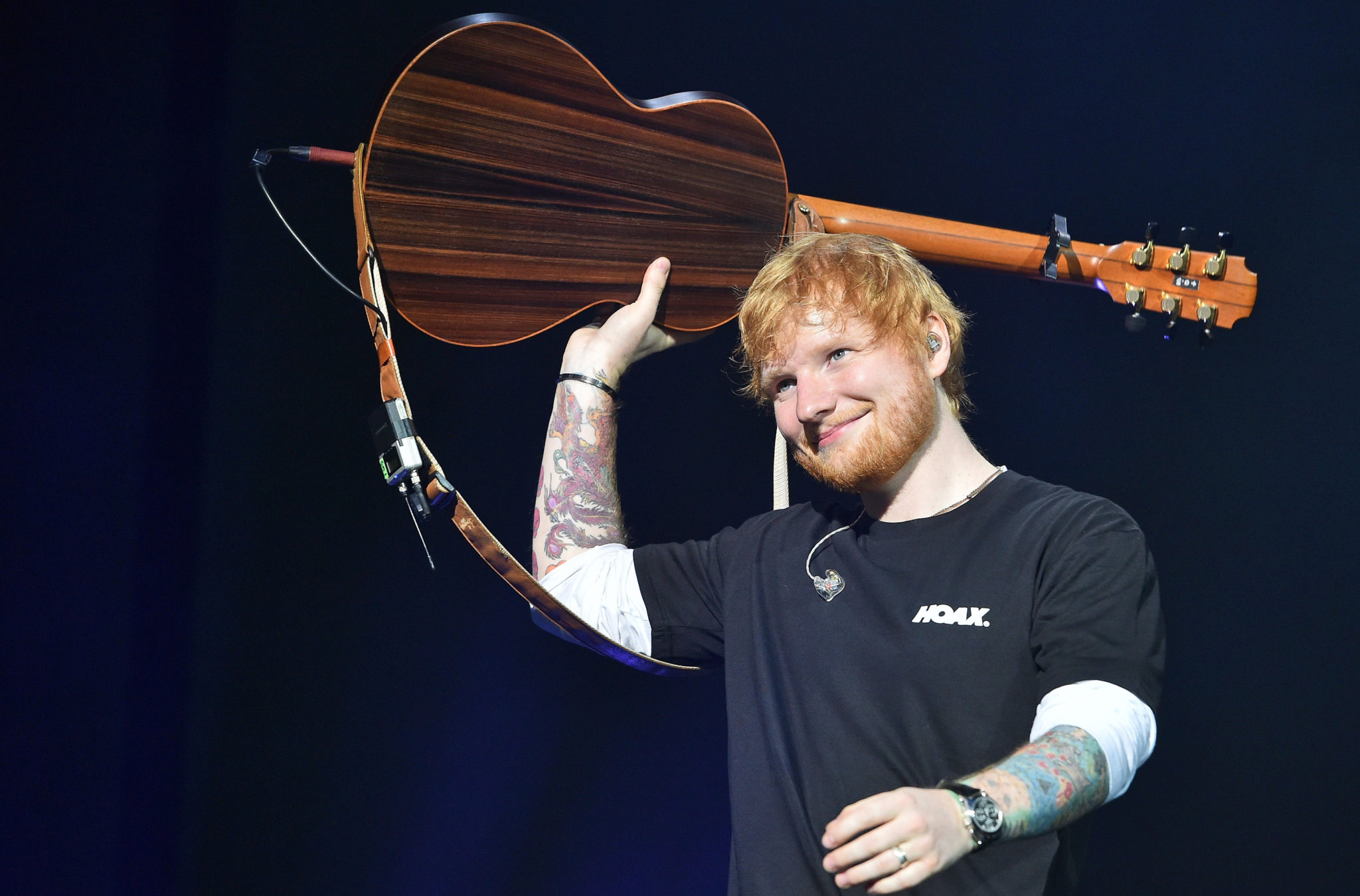 Ed Sheeran performs in Moscow, 19-07-2019.