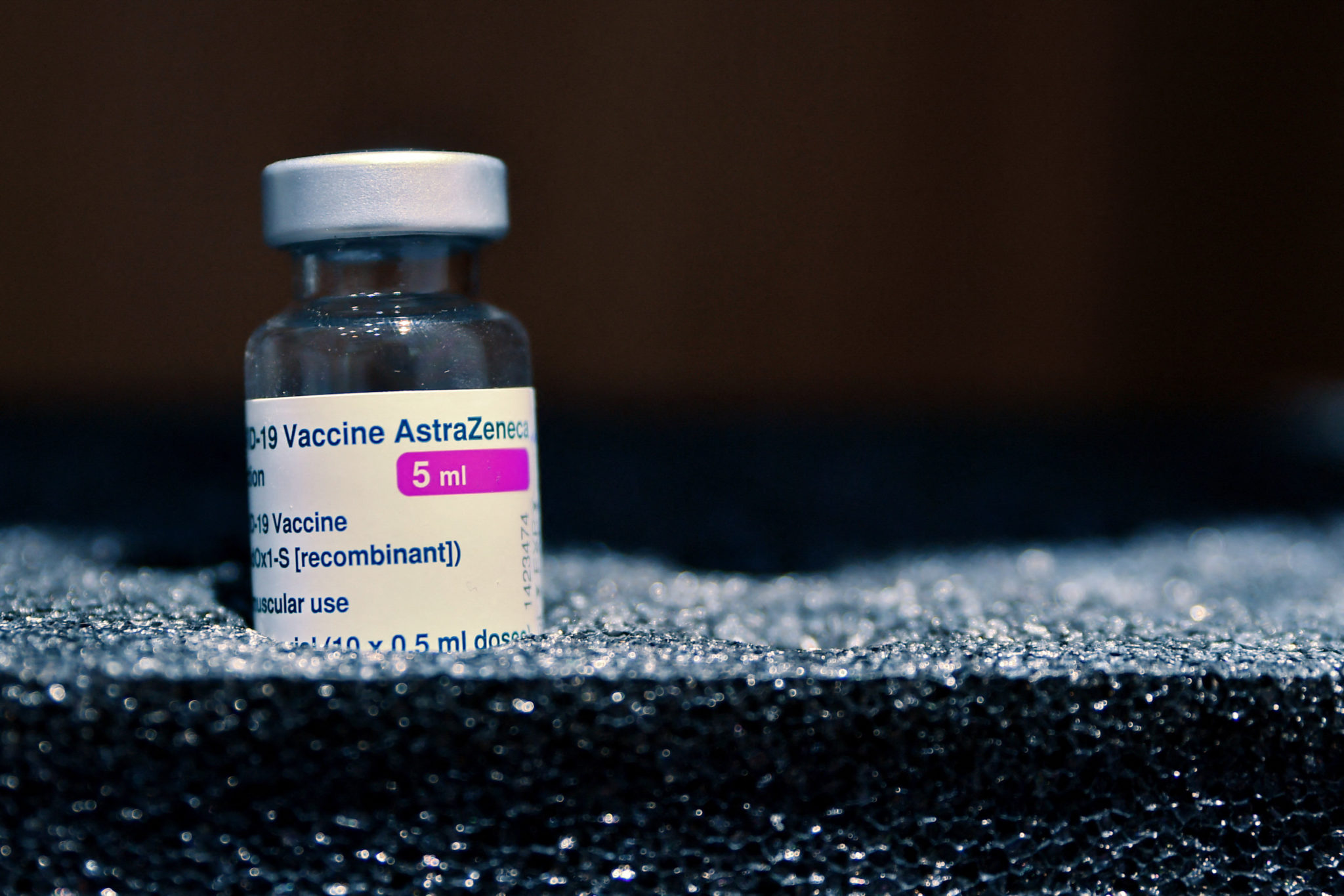 The AstraZeneca vaccine in a pharmacy in St Denis, Paris, 28-05-2021. Image: Karim Ait Adjedjou/Avenir Pictures/ABACAPRESS.COM