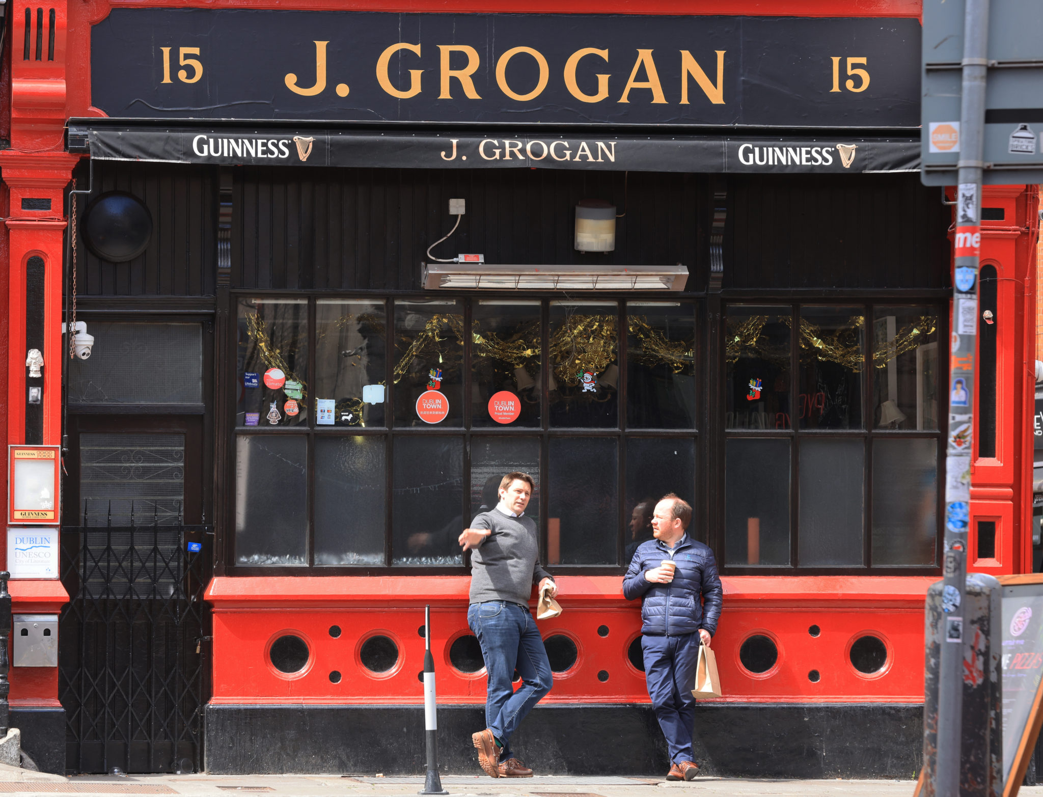 Grogans pub on South William Street in Dublin