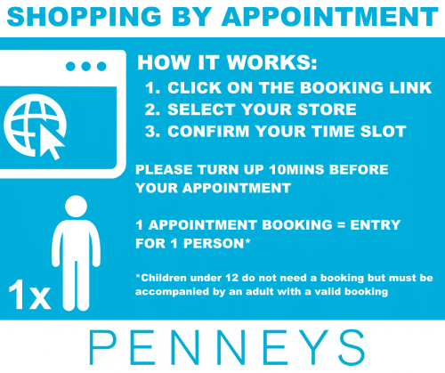 Penneys Shopping by appointment