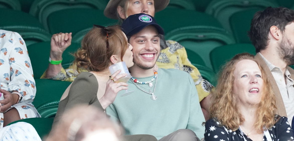 Pete Davidson And Phoebe Dynevor Seen At The Wimbledon Tennis Championships