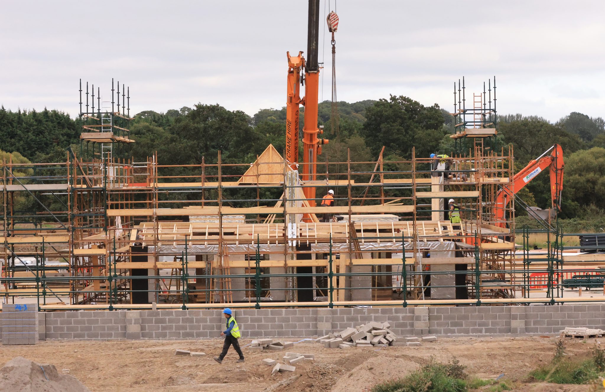 A development in Newbridge, Co Kildare is seen in September 2021.