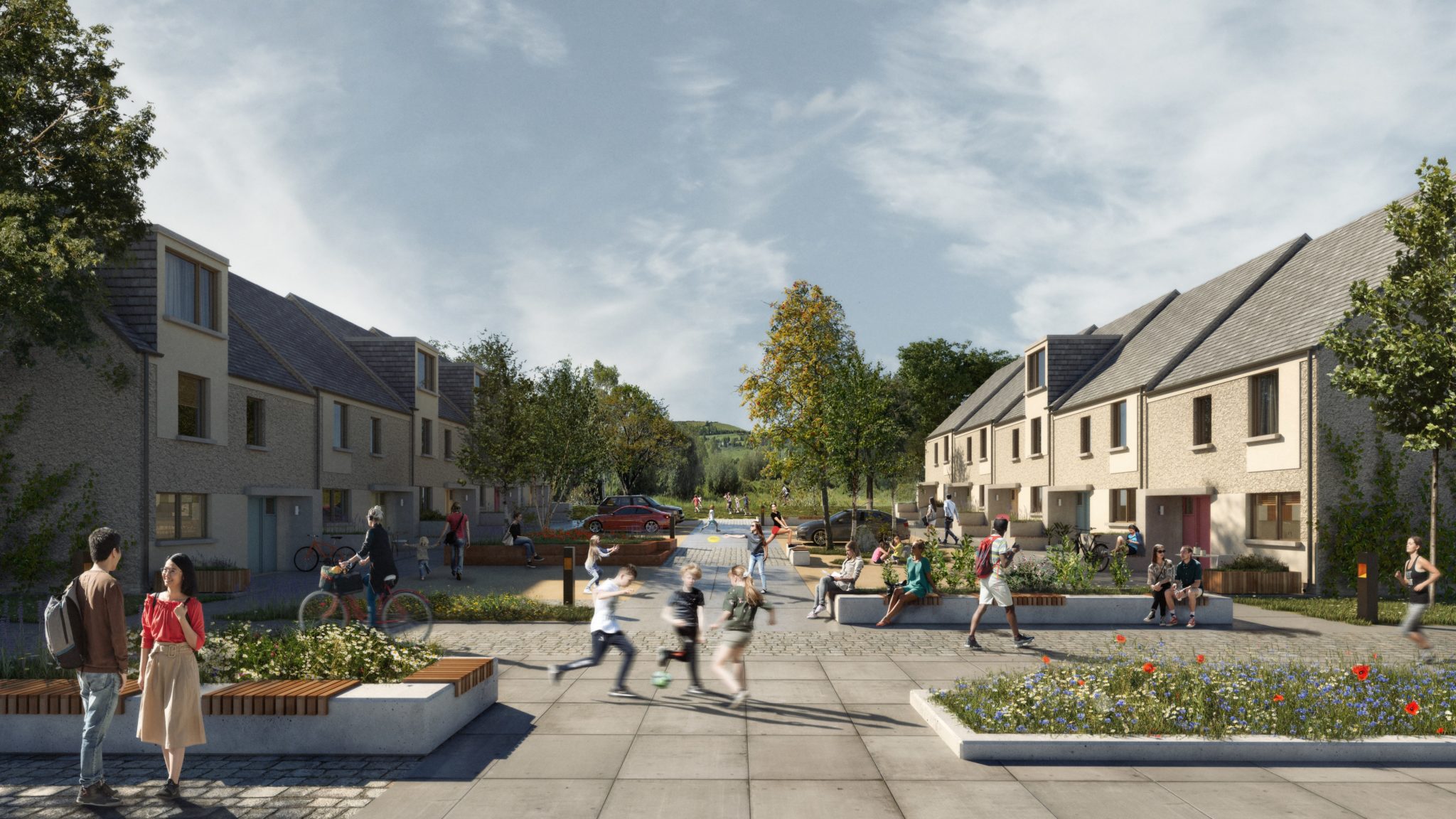 Plans for the new development in Killinarden in Tallaght