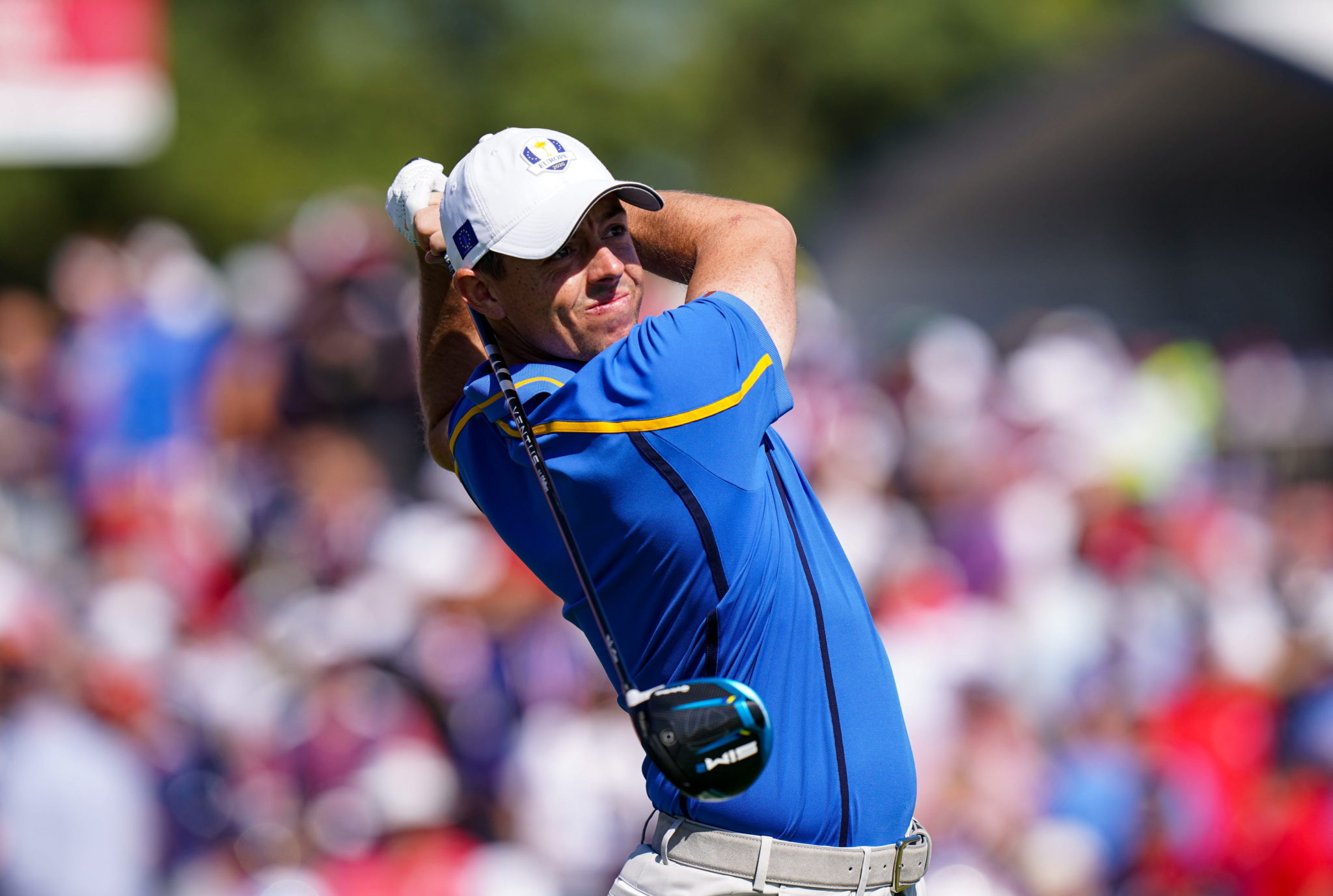 Team Europe’s Rory McIlroy at the Ryder Cup 2021 at Whistling Straits in Kohler, Wisconsin, USA