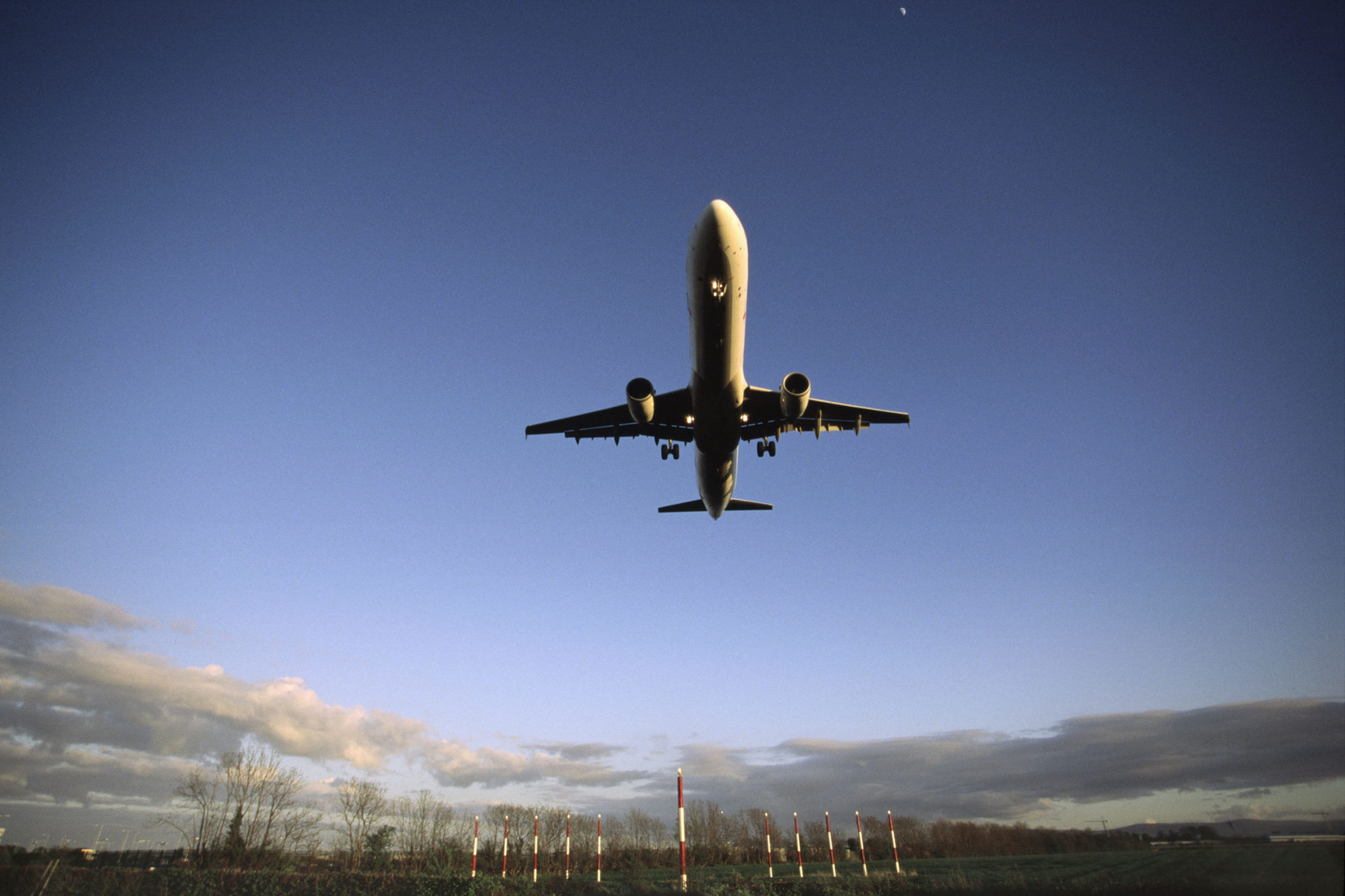 A plane taking off at Dublin Airport