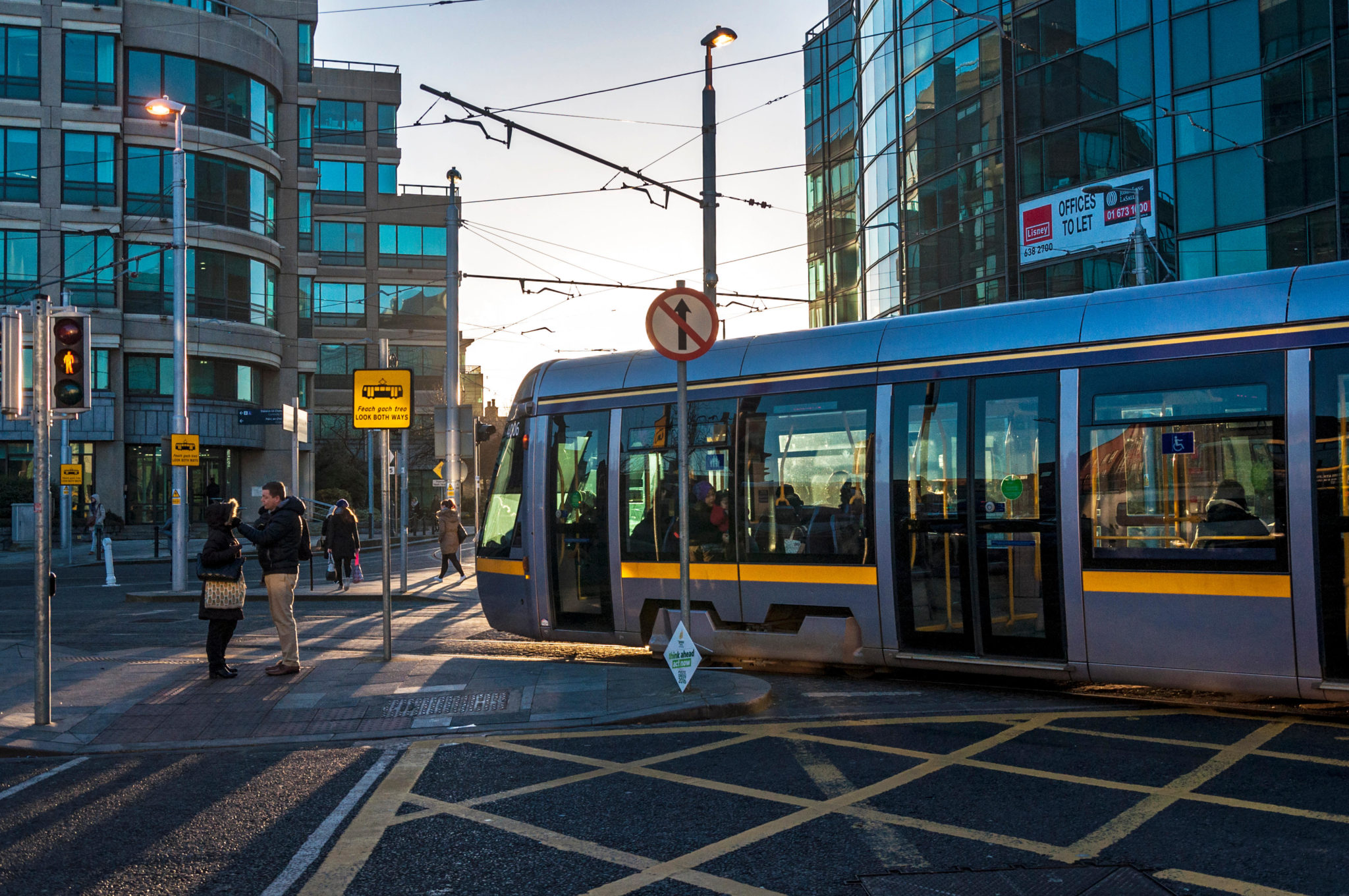 ALuas tram in Dublin
