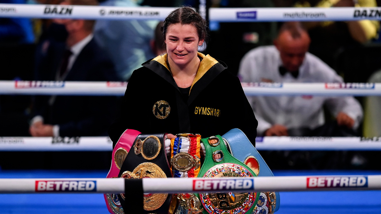 Katie Taylor retains her lightweight titles in Liverpool